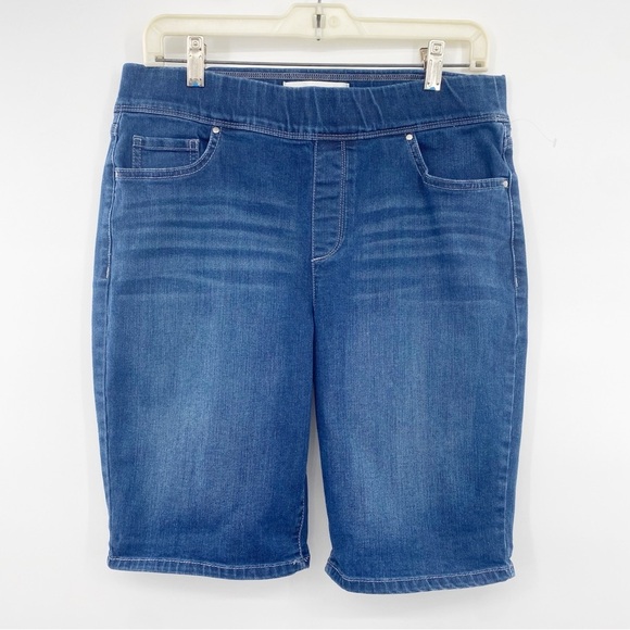 Croft & Barrow Pull on Bermuda Jean shorts size 10 - Picture 2 of 8